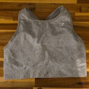 Gymshark Light Gray Sports Bra